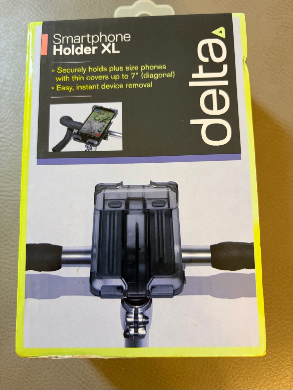 Delta HL6500 XL iPhone Android Holder smartphone case bike bar/stem NEW
